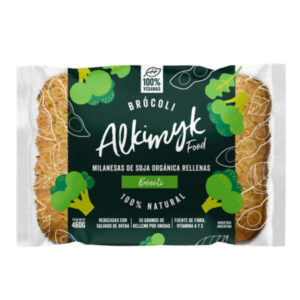 MILANESAS DE SOJA RELLENA DE BROCOLI ALKIMYK FOOD