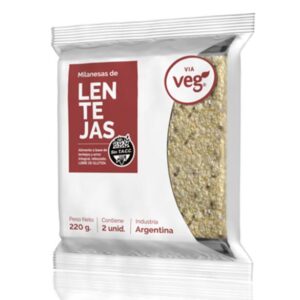MILANESAS DE LENTEJA VIA VEG 2UNID
